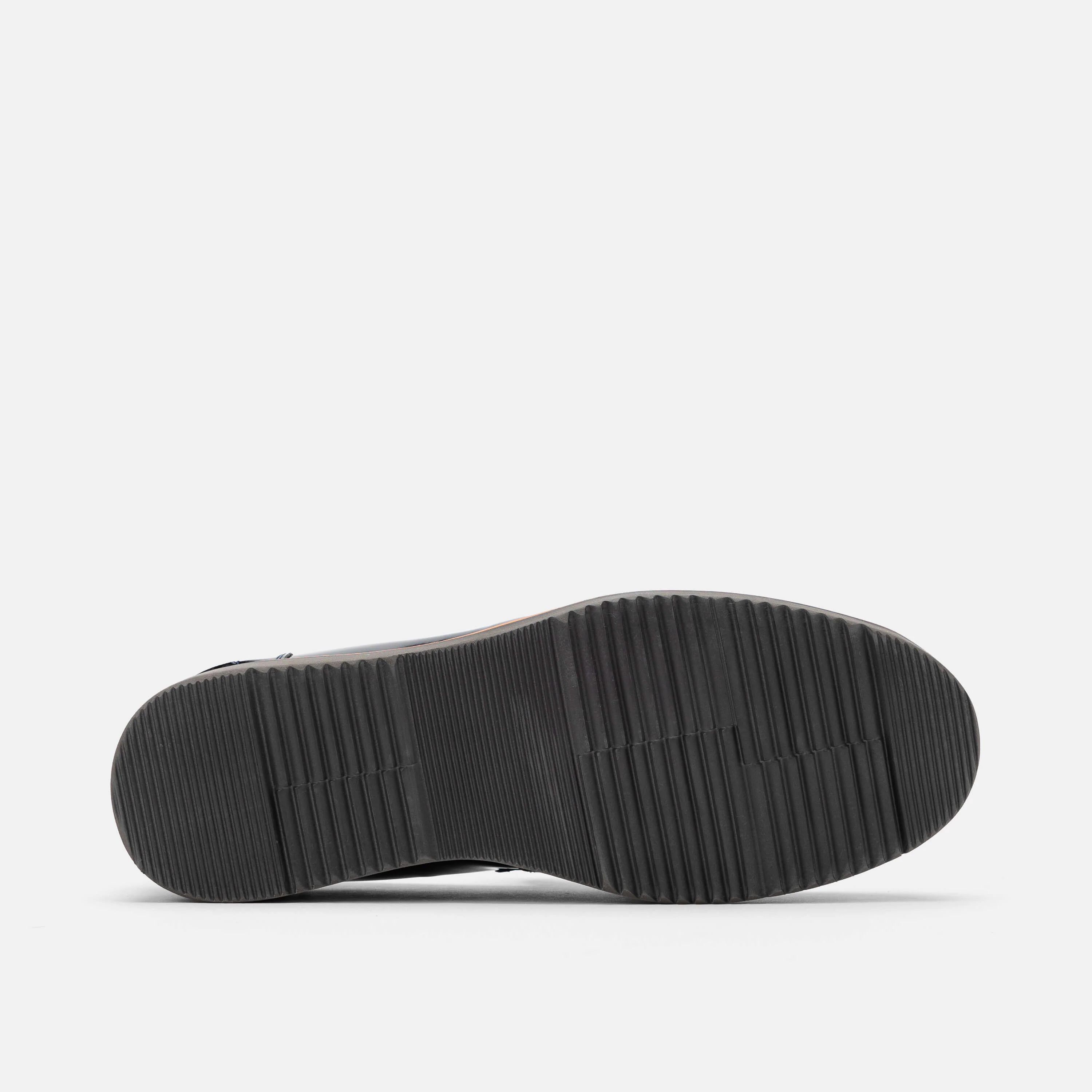Abe Navy Patent Leather Penny Loafers - Image 6