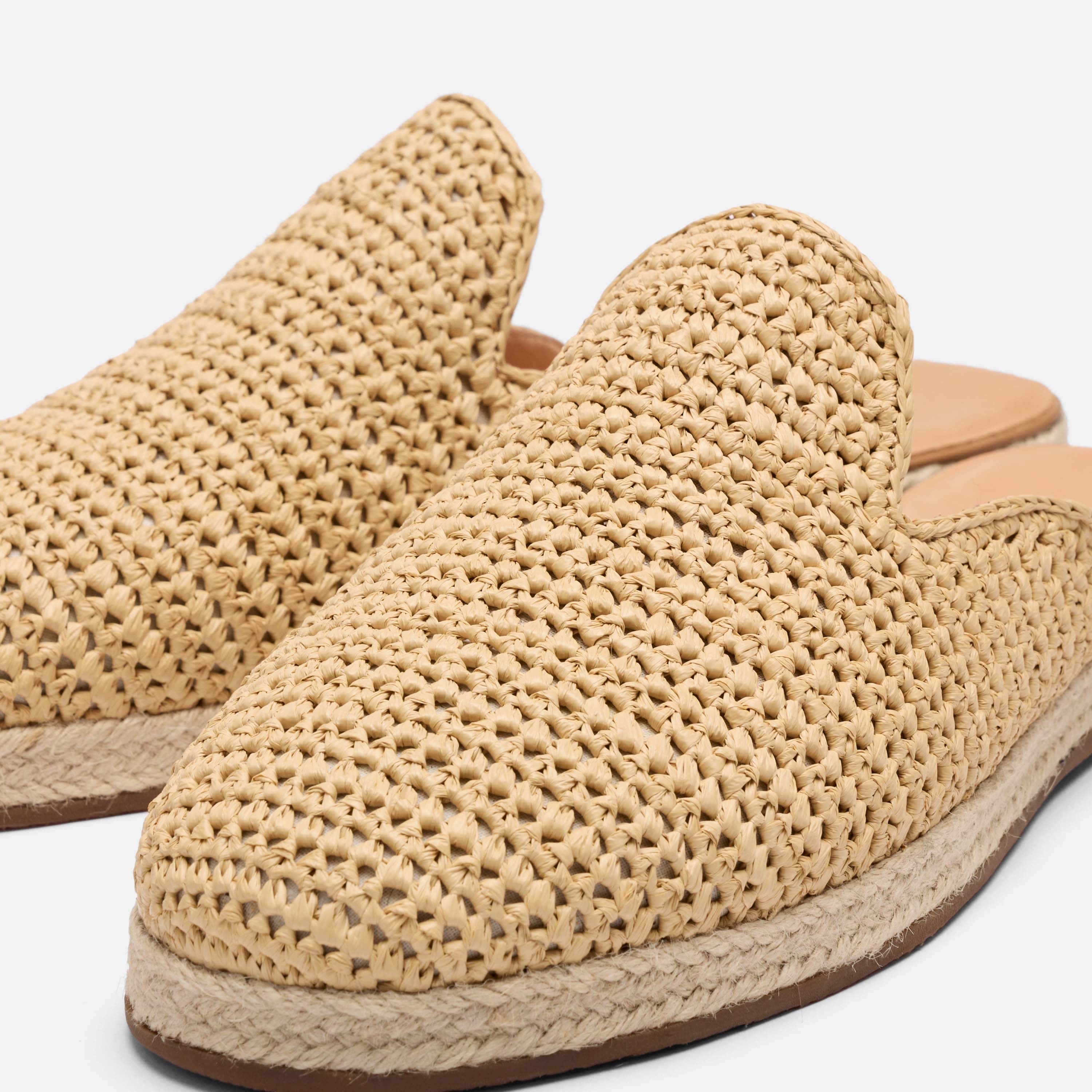 Bahia Tan Raffia Mule - Image 3