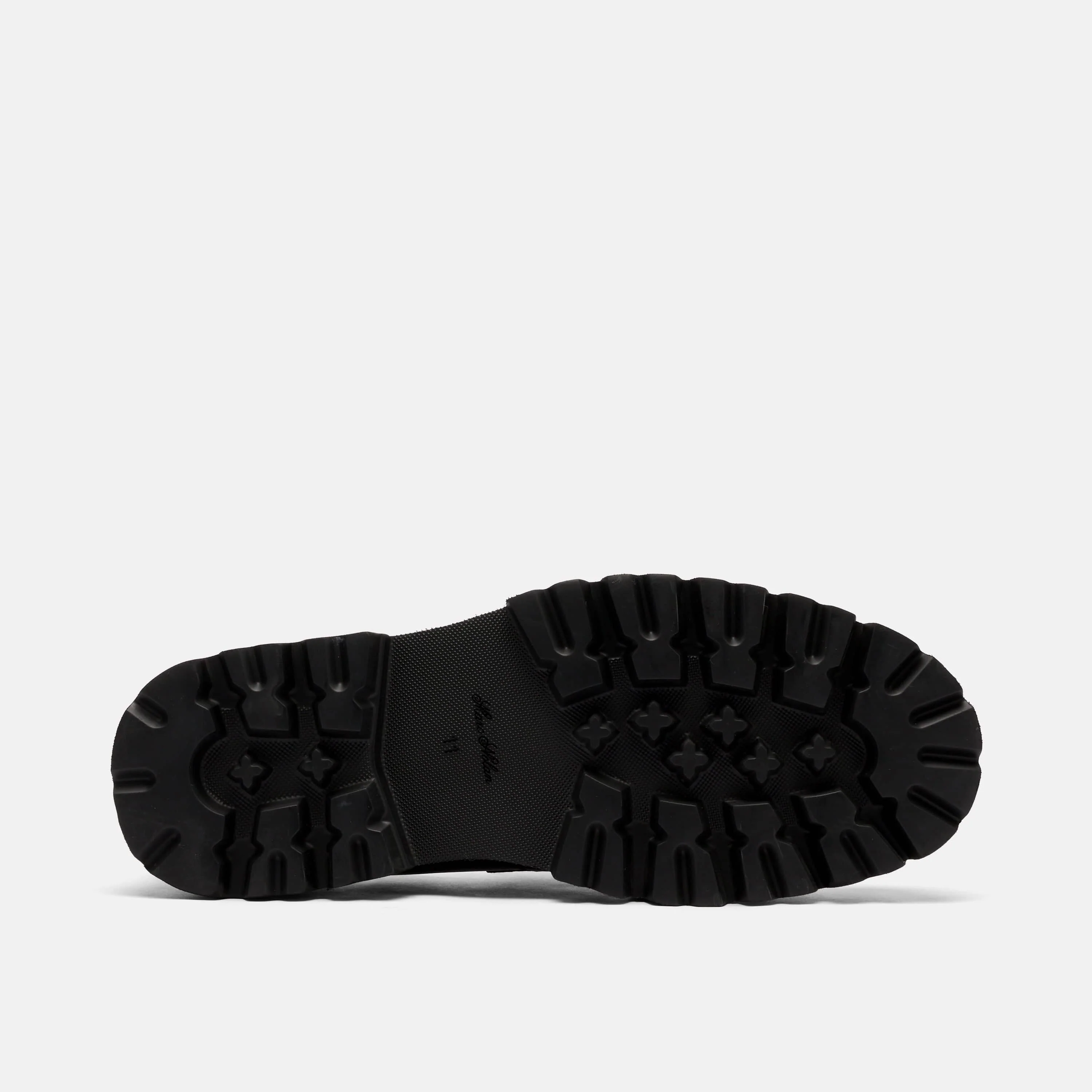 Blake Black/White Calf Leather Lug Bit Loafers - Image 6