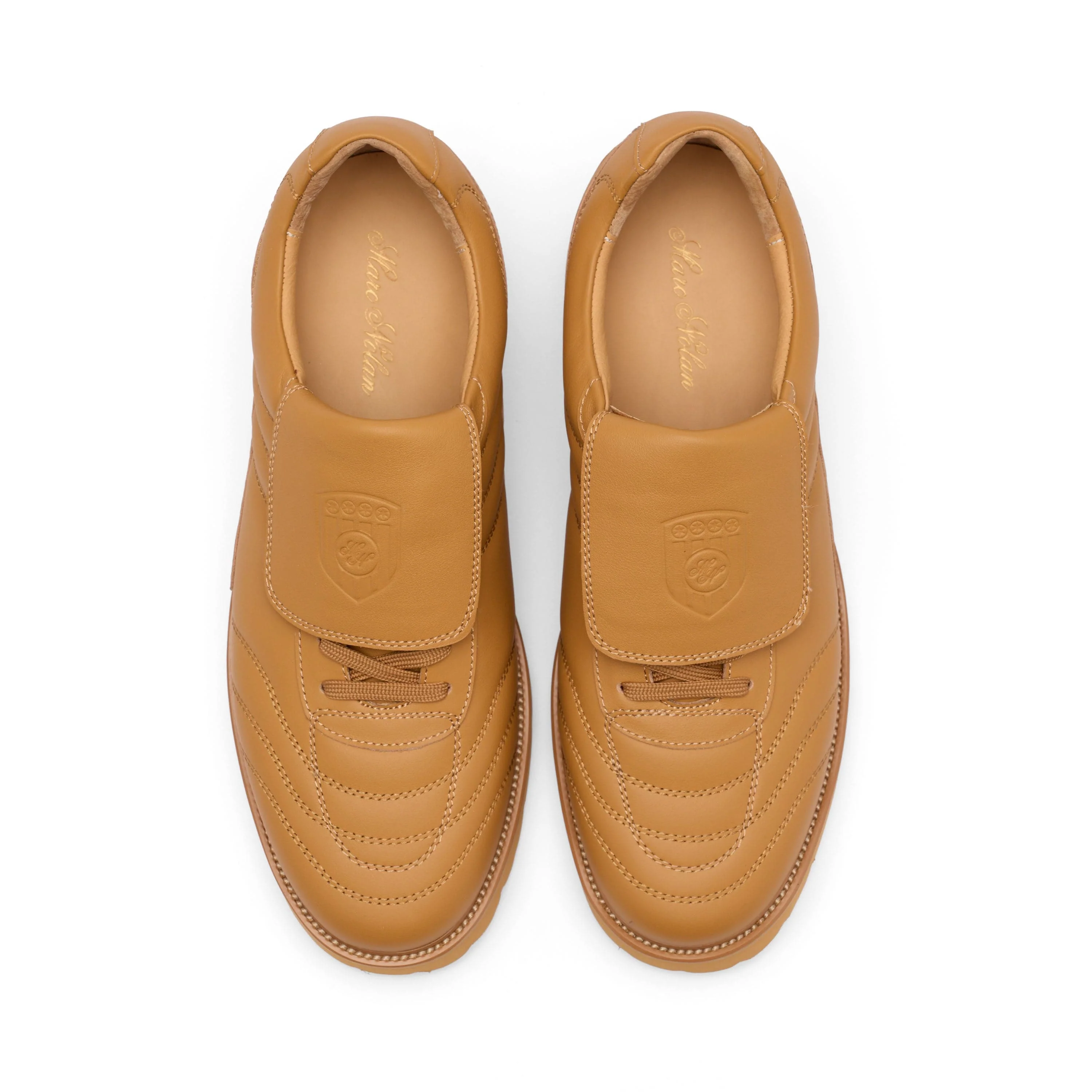 Johan Wheat Leather Lug Soccer Derbys - Image 5
