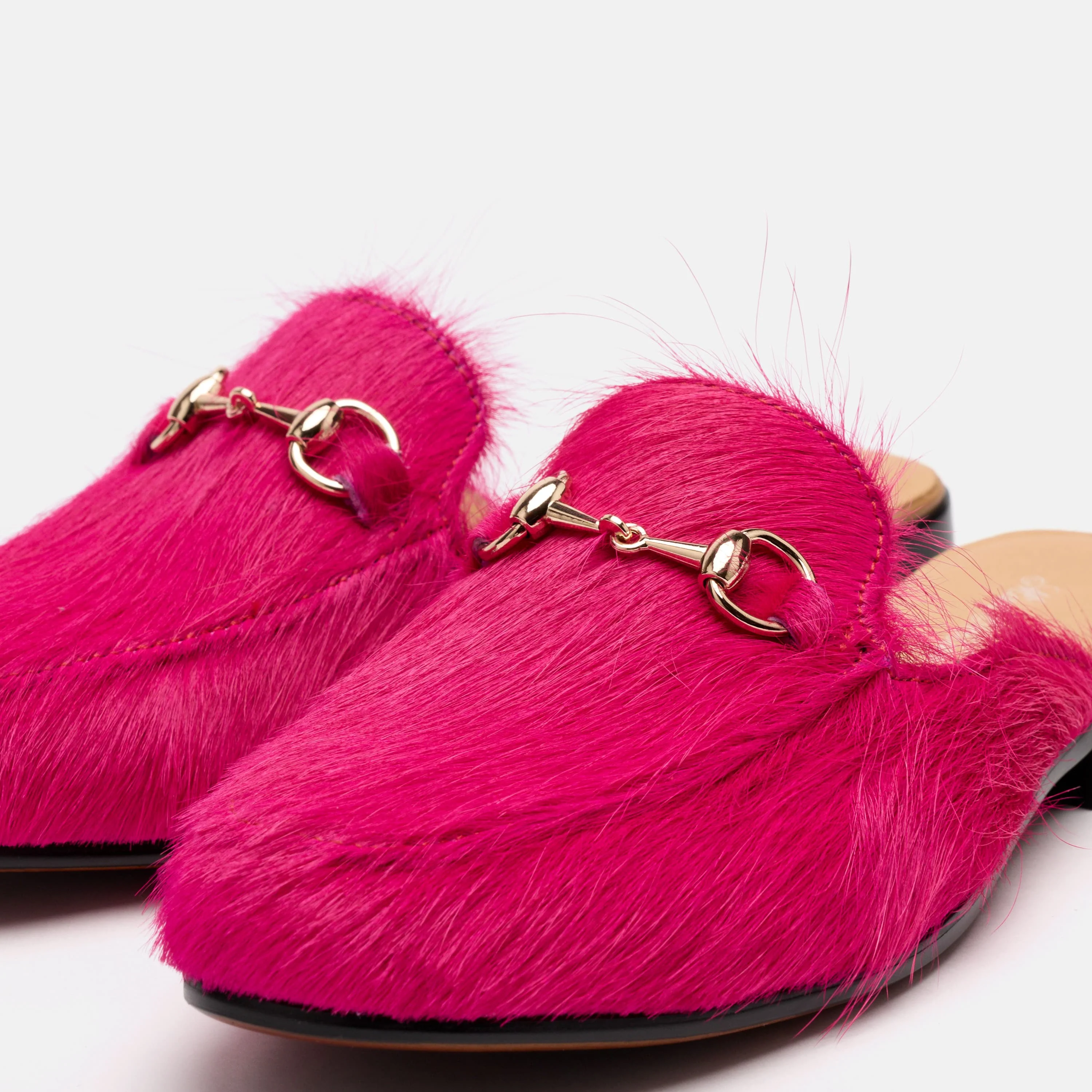 Ms. Del Sol Hot Pink Bit Loafer Mule - Image 3