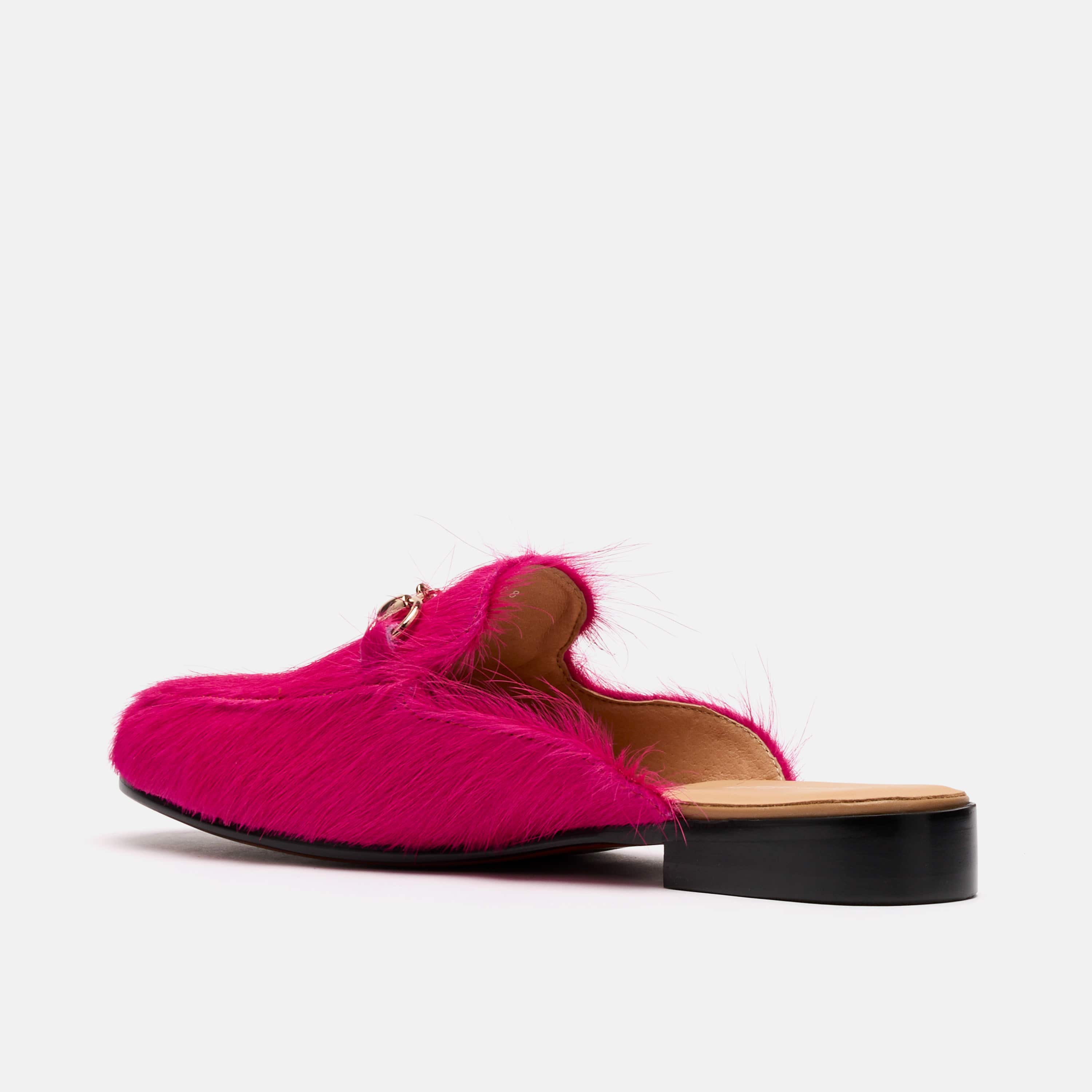 Ms. Del Sol Hot Pink Bit Loafer Mule - Image 4