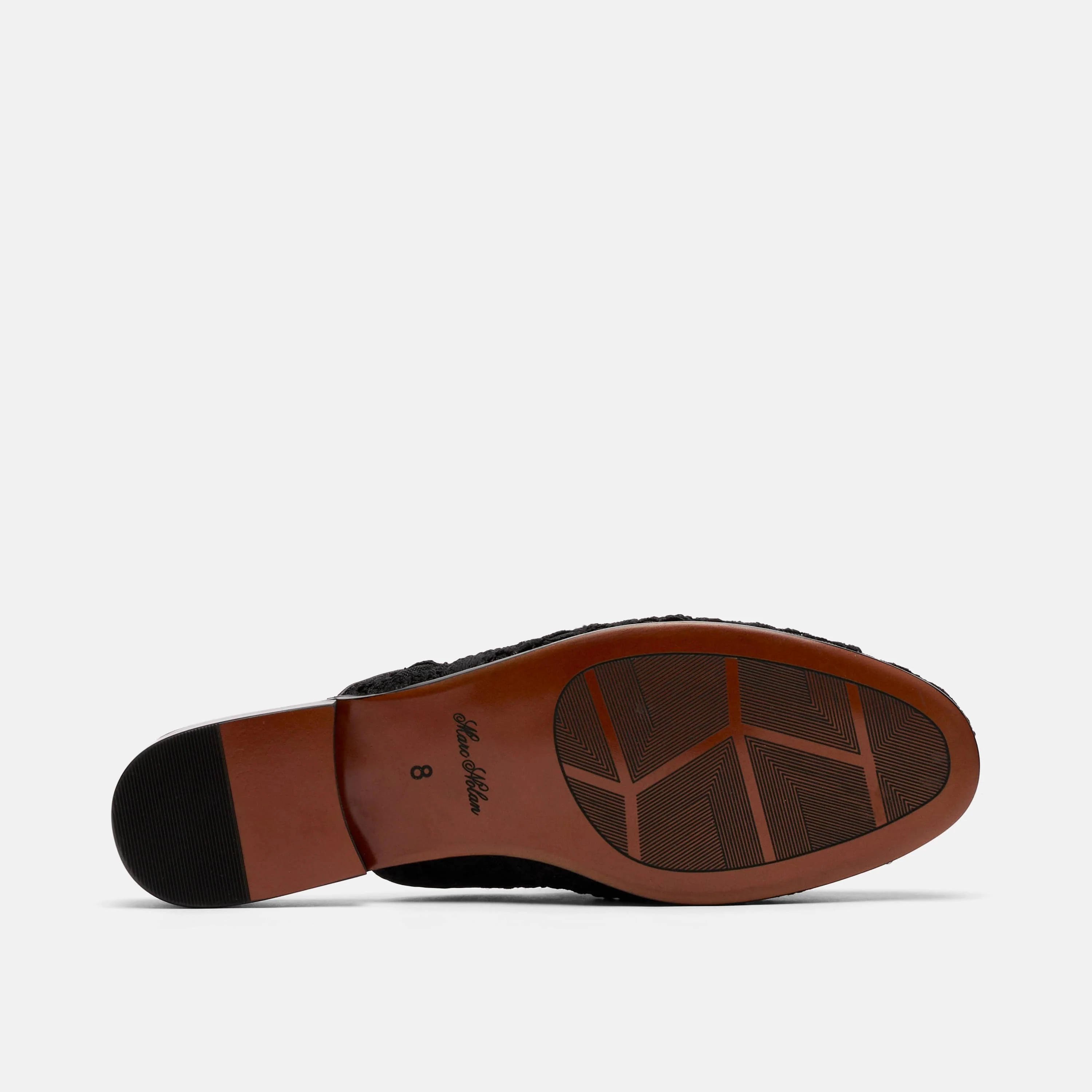 Ms. Del Sol Black Lace Bit Loafer Mule - Image 6