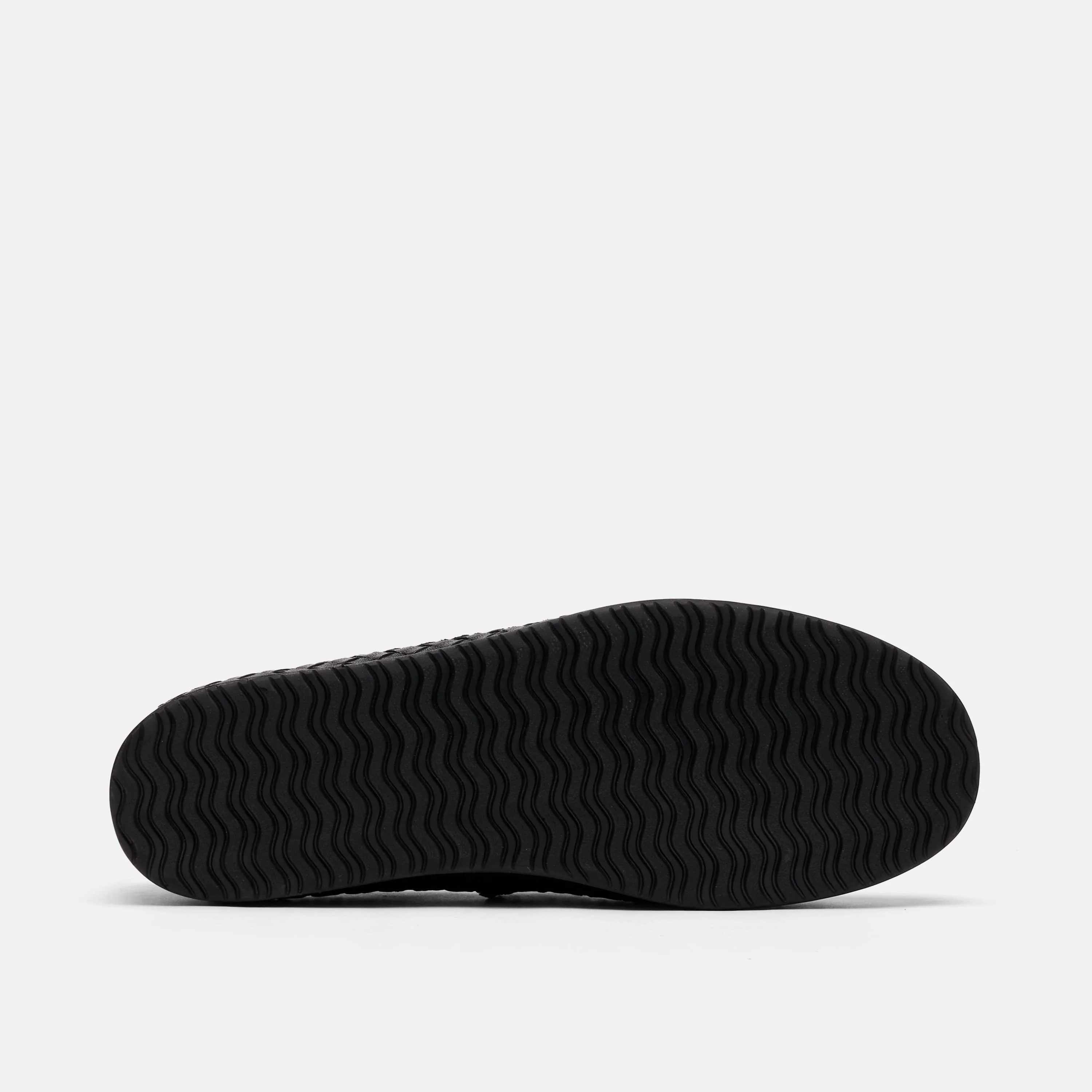 Portofino Black Woven Leather Venetian Loafers - Image 6